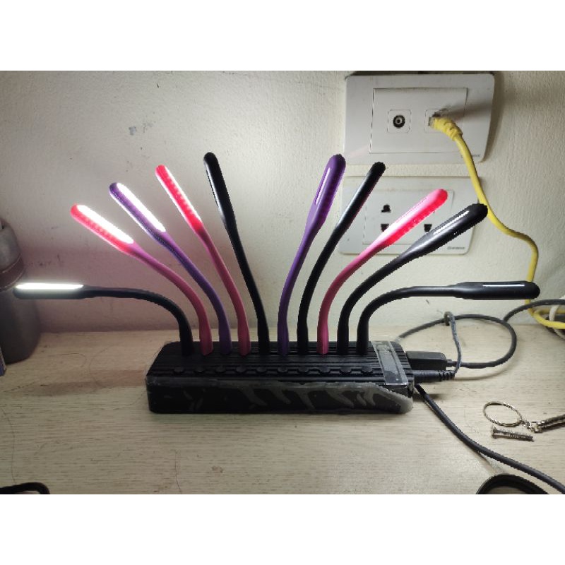 Đèn Led USB Mini Siêu Sáng Cắm Cục Sạc Dự Phòng, Laptop - Nhiều Màu Lựa Chọn