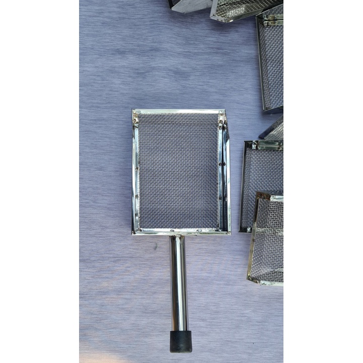 XẺNG SÀNG CÁT, SÀNG PHÂN GÀ. DỤNG CỤ VỆ SINH CHUỒNG GÀ BẰNG INOX -304.