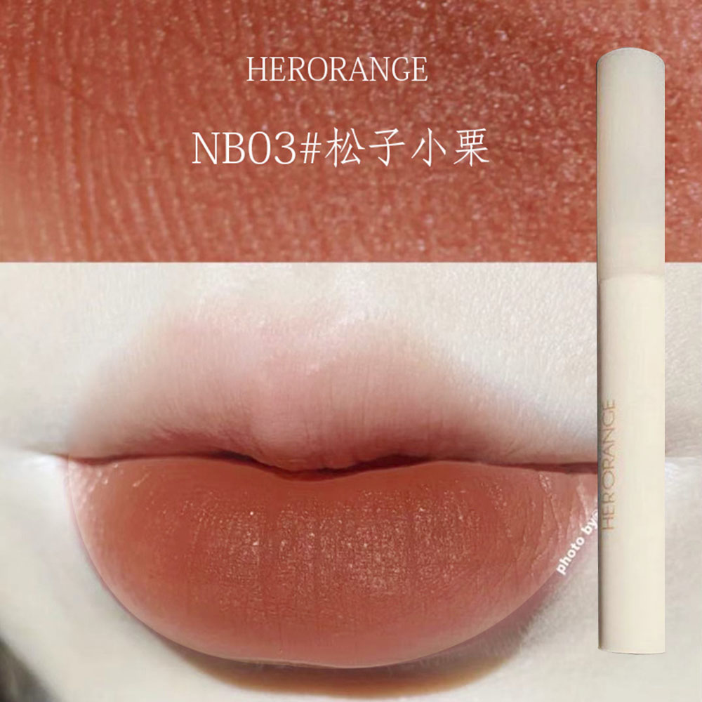 (Hàng Mới Về) Son Kem Lì Hiệu Herorange Chống Nước Lâu Trôi Cho Nữ