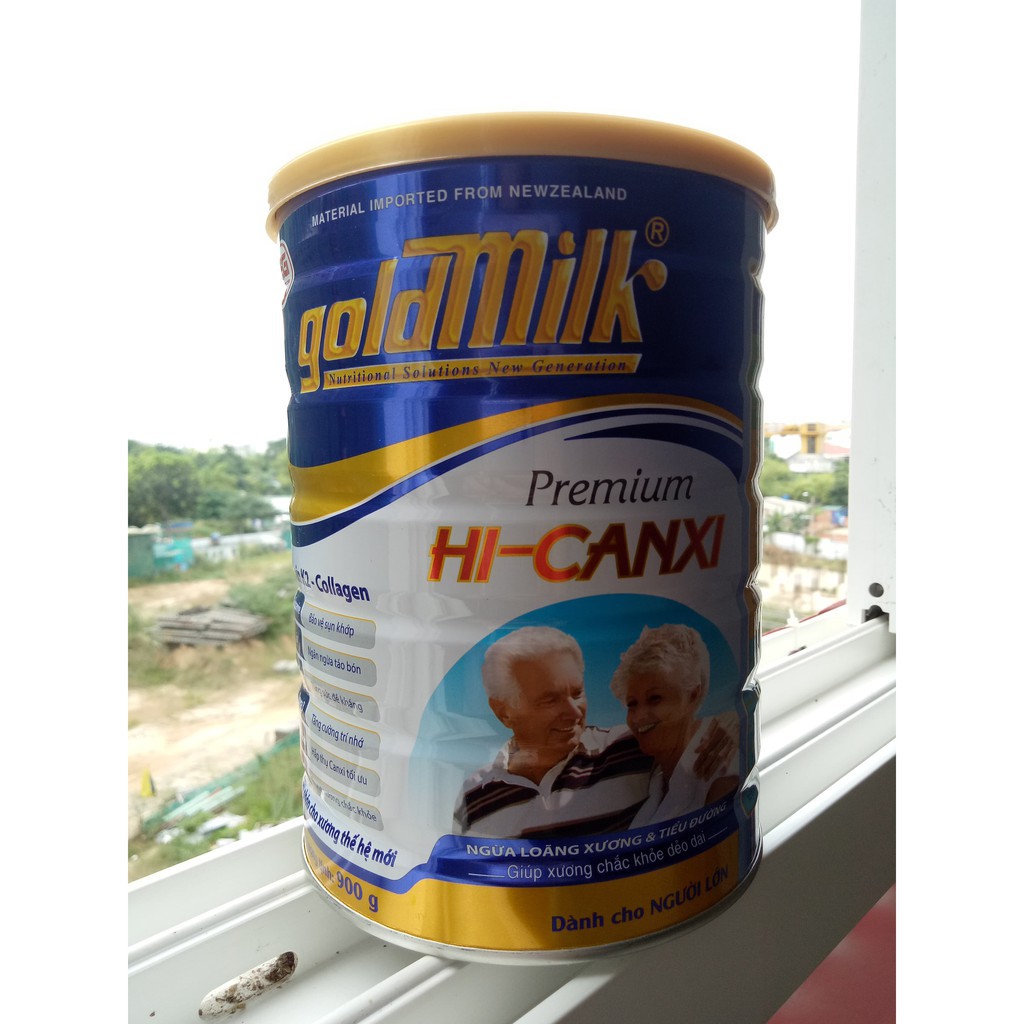 Sữa Goldmilk 900g- Sữa cho người già - Ngăn Ngừa Loãng Xương Tiểu Đường