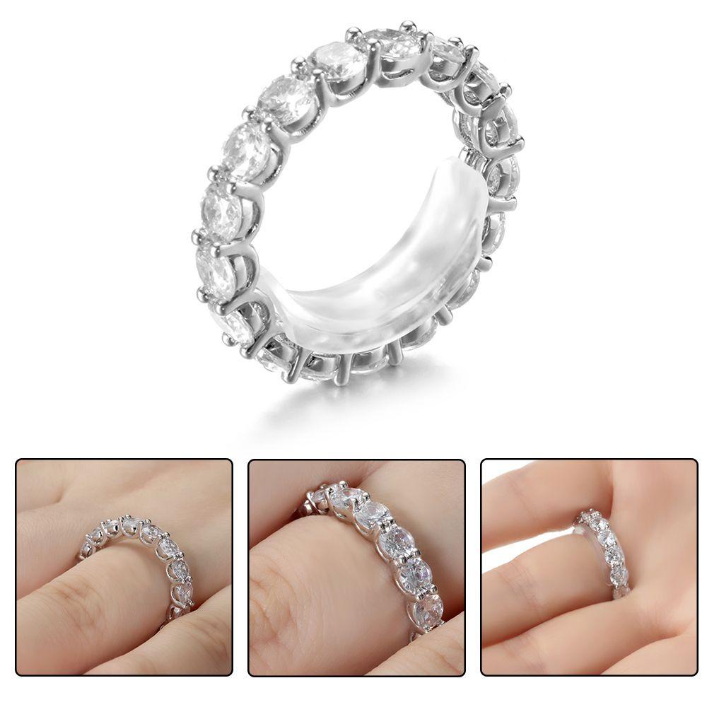 SUMU Set 8 Đệm Điều Chỉnh Kích Thước Nhẫn Trong Suốt