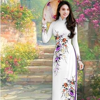 Vải Áo Dài Tằm Ý, Lụa Nhật, Thái Tuấn BAD450