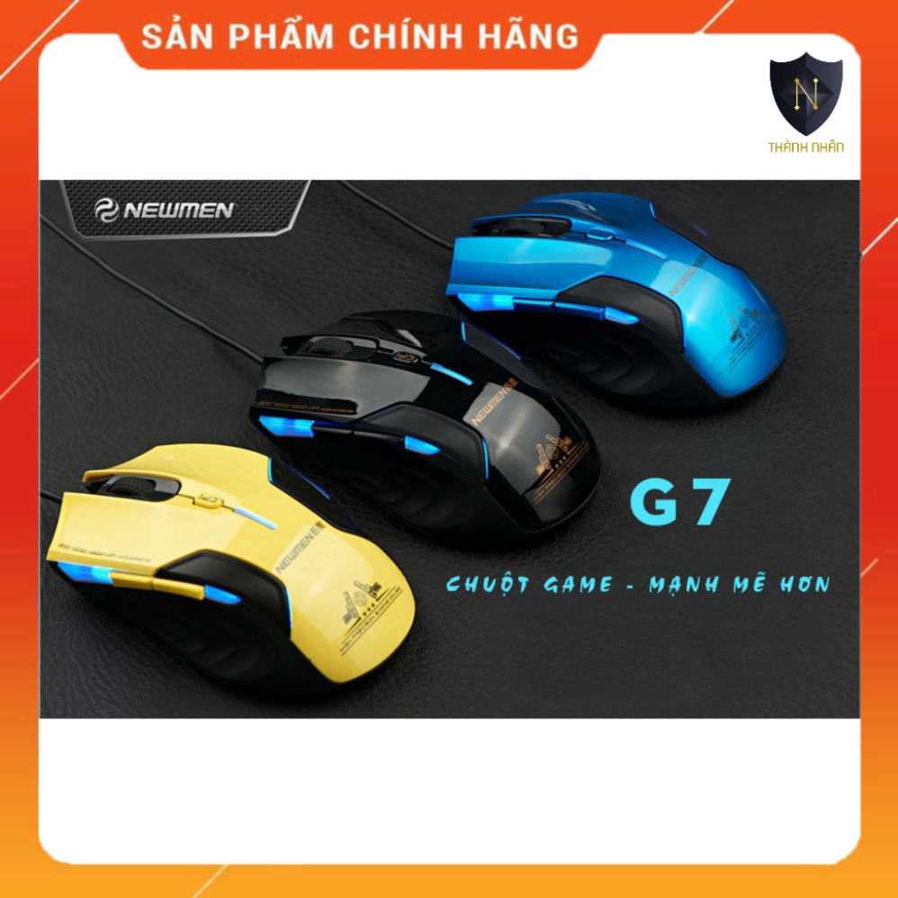 [XẢ KHO GIÁ SỐC] -  Chuột Gamer Newmen G7 Plus dây dù kết nối cổng USB  - Hàng chính hãng