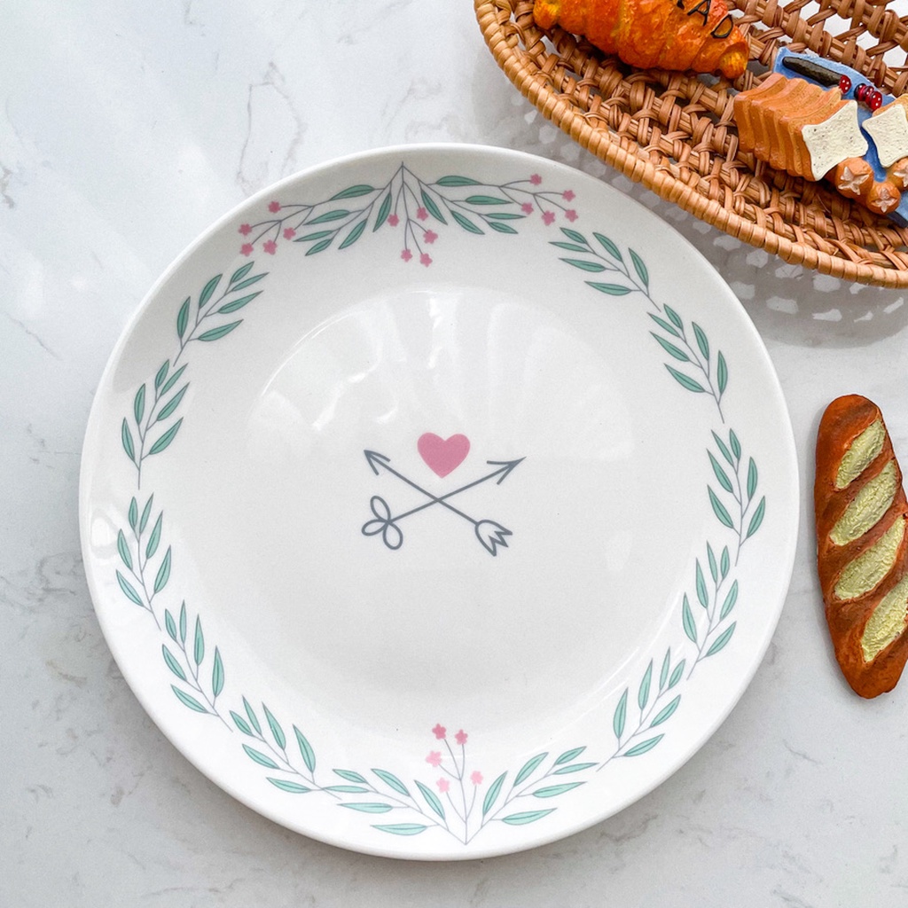 Dĩa tròn xinh phong cách Nhật, Hàn Quốc