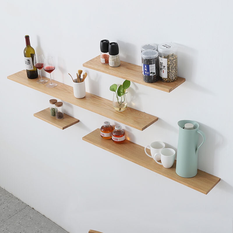 Kệ treo tường VIVUDECOR KT01 100% gỗ thông NewZealand