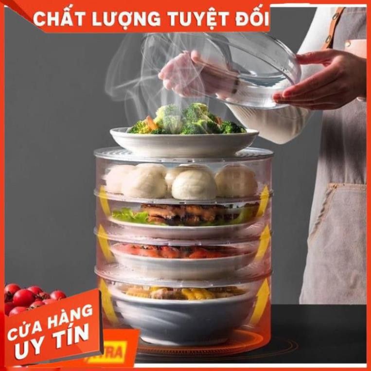 [HOT] Lồng Bàn Đậy Thức Ăn, Lồng Bàn Giữ Nhiệt Đa Tầng Bằng Nhựa Cao Cấp