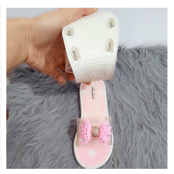 DÉP LÊ ĐẾ CAO SU NON MỀM DẺO BÉ GÁI (TĂNG LÊN 2 SIZE Ạ)