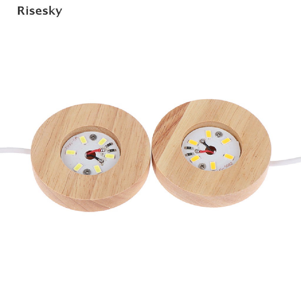 Bóng Đèn Led Nhựa Đế Gỗ Mới