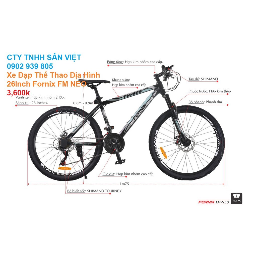 26Inch Fornix FM NEO SHIMANO