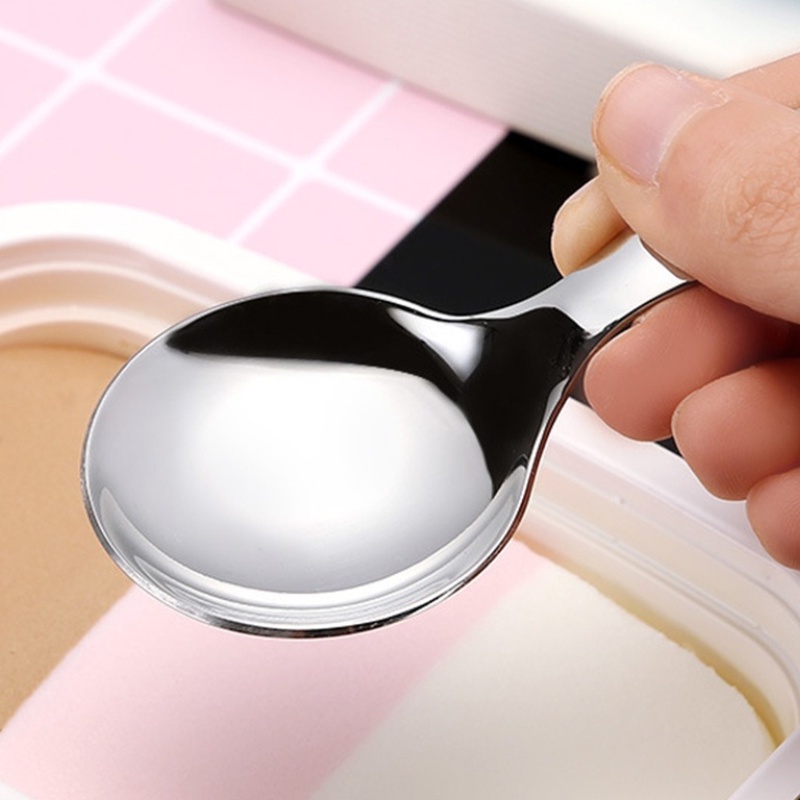 Muỗng Cà Phê Cán Ngắn Bằng Thép Không Gỉ