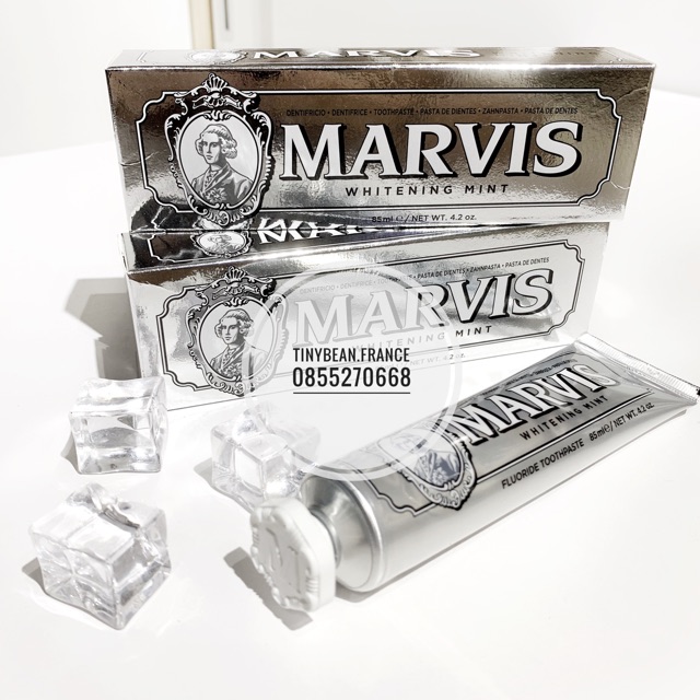 Kem Đánh Răng Marvis Whitening Mint