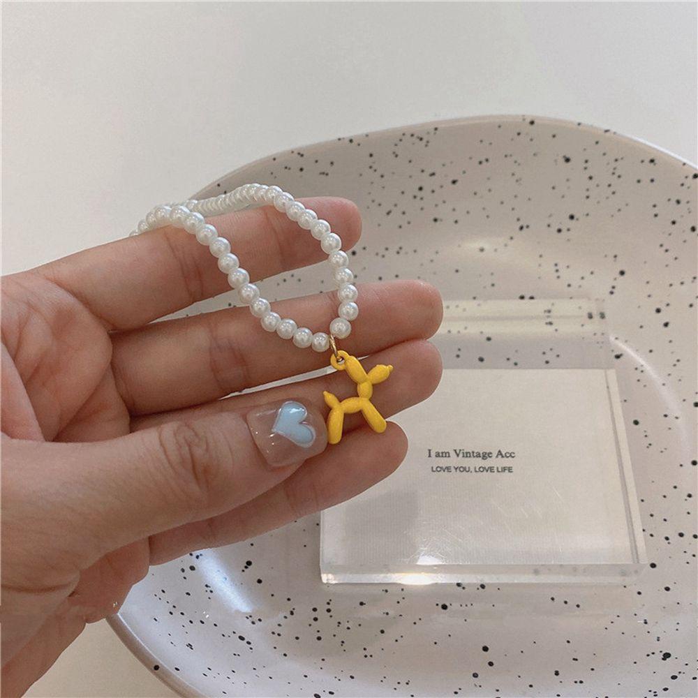 AROMA Vòng cổ Mặt Hình Chú Chó Phong Cách Hàn Quốc Sang Trọng Cho Nữ