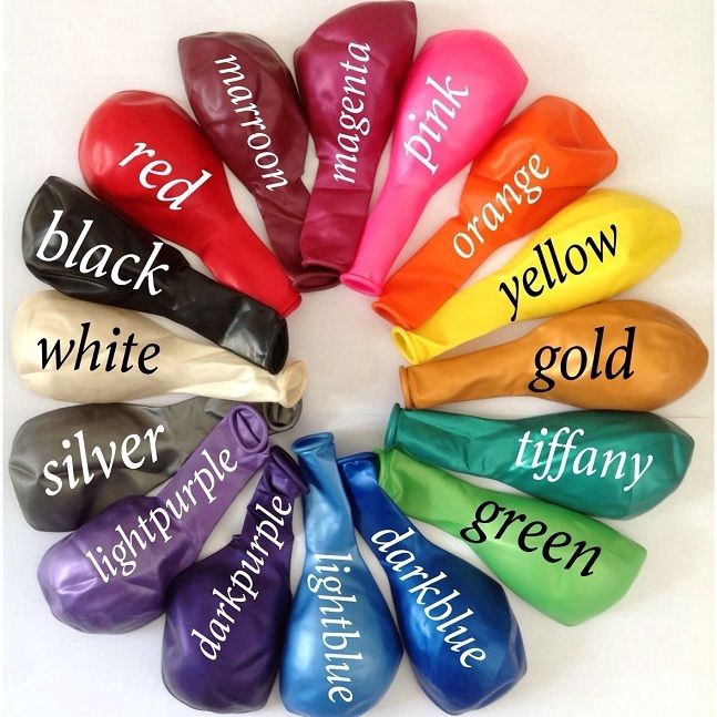 Bộ 20 / 50 / 100 bong bóng 12 inch trang trí tiệc cưới , sinh nhật