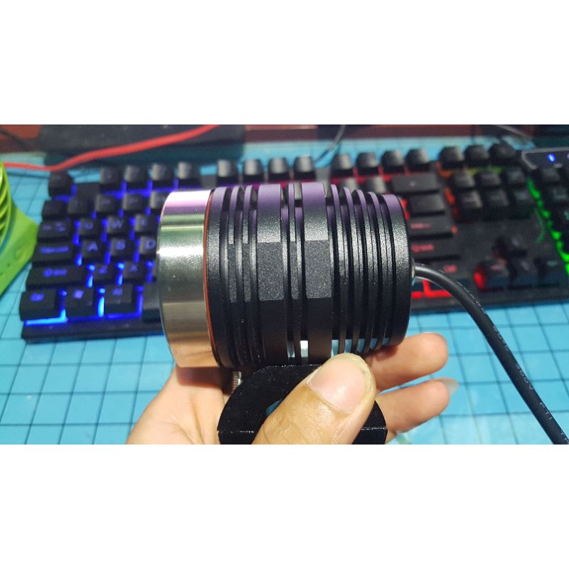 Đèn trợ sáng xe máy cos ,pha chống chói cho xe máy bi led xhp70.2,csp 7070 công suất 50w sáng cực rộng