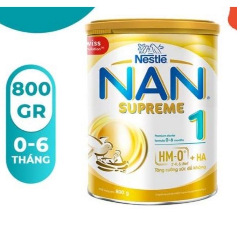 Sữa bột NAN 1 Supreme 800g