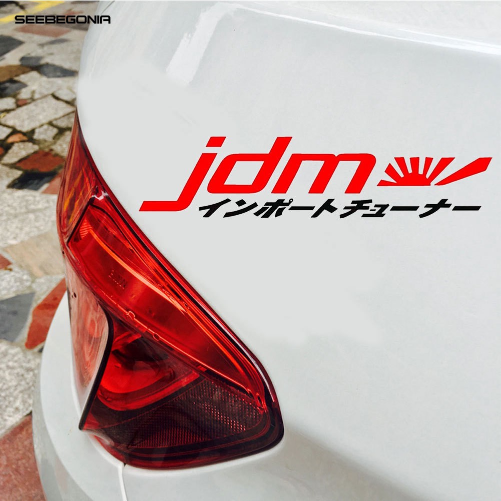 Decal DáN Trang Trí Xe Hơi Chữ NhậT BảN SBG JDM PhảN Quang