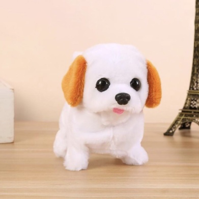 Chó bông biết đi, vẫy đuôi, biết kêu bibi cực Cute