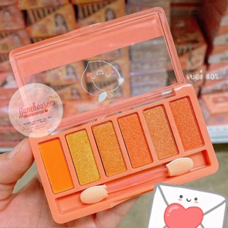 🍑 BẢNG PHẤN MẮT NOBLE PEACH 6 Ô