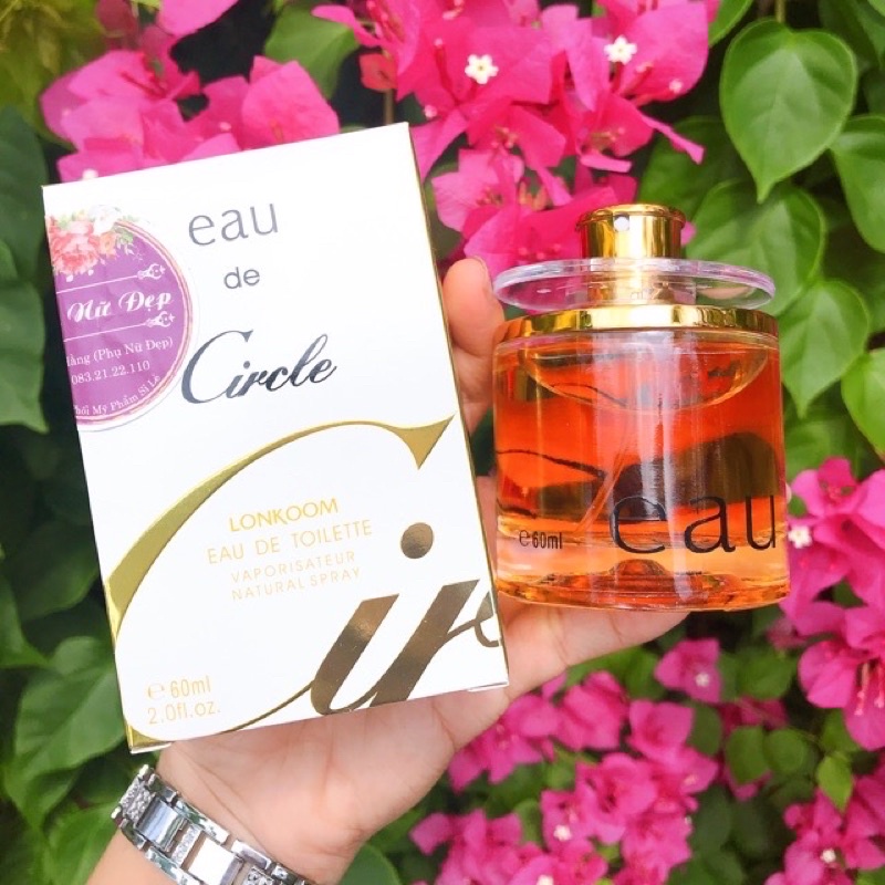 (cao cấp) nước hoa circle vàng 60ml cho nữ NƯỚC HOA NỮ EAU DE CIRCLE VÀNG NUOC HOA NU CIRCLE VÀNG NƯỚC HOA CIRCLE HỒNG