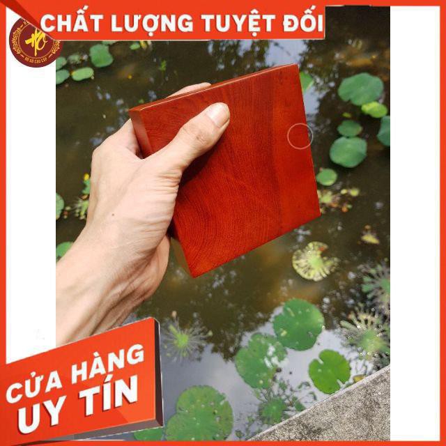 [ HÀNG LOẠI 1 ] Gạt tàn thuốc lá gỗ hương, đục chạm hoa văn chữ Phúc