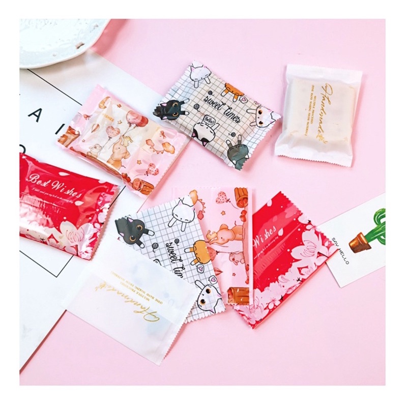 Túi đựng kẹo nougat, bánh quy 7x10cm