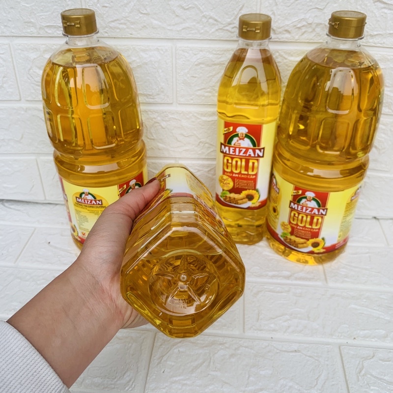 Dầu Ăn Meizan Gold 1L-2L, hoàn toàn thực vật, tốt cho sức khoẻ của bạn