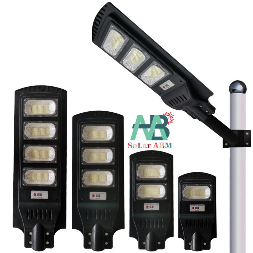 50W Đèn Đường Tấm Pin Liền Thể Năng Lượng Mặt Trời , Cảm Biến Chuyển Động , IP67 Chống Nước , mã : ABM-JL2150A ABM Solar