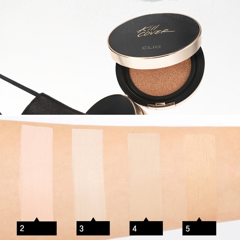 Phấn nước 2 lõi che phủ cao, chống lem, chống trôi CLIO Kill Cover Fixer Cushion | BigBuy360 - bigbuy360.vn