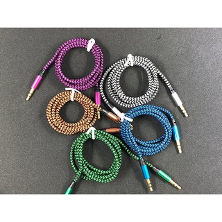 Dây cáp 2 Đầu 3.5mm AUX Dài 100cm