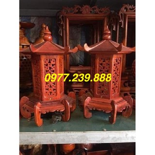 đèn thờ gỗ hương