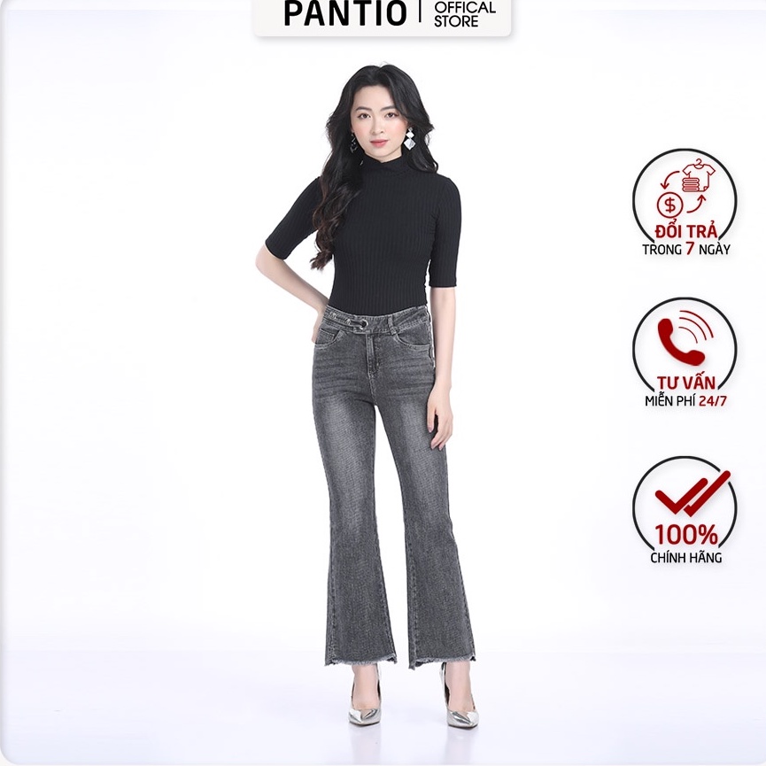 Quần bò kiểu dáng hàn quốc ống loe FQB042- PANTIO
