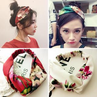 Băng Đô In Họa Tiết Phong Cách Cổ Điển Thanh Lịch Dành Cho Nữ