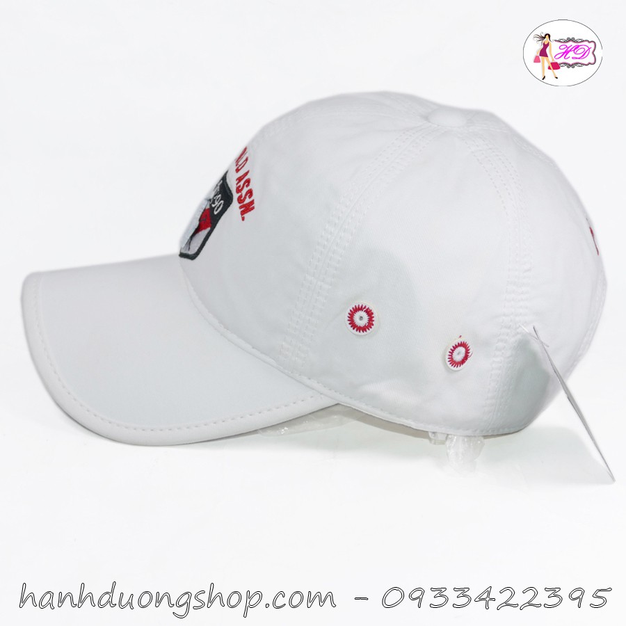[ NHIỀU MÀU ] Mũ lưỡi trai nữ mũ lưỡi trai nam US P.olo kết hợp thêu logo trước và sau đuôi, sò được thêu chỉ lên da