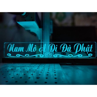 [Tại Xưởng] Đèn Phật Hiệu  Nam Mô A Di Đà Phật