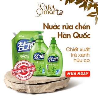 Nước Rửa Chén Chiết Xuất Trà Xanh Hàn Quốc