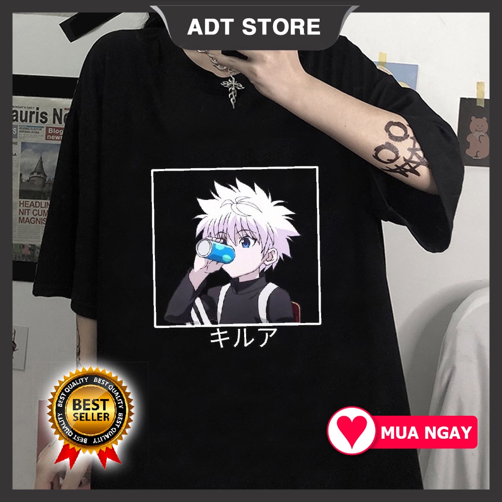 HOT🔥 Áo Phông Hunter x Hunter: Killua Zoldyck Eyes V4 Anime mẫu mới cực chât