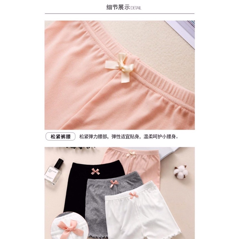 Quần Legging Đùi Lên Dáng Cực Yêu Cho Bé GáI MIKODA Quần legging lửng bé gái siêu mềm thấm hút tốt - A5
