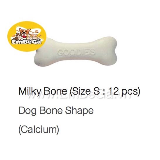 [ Xương gặm ] [ BAO BÌ MỚI ] Xương sữa cho chó Milky Bone Goodies!