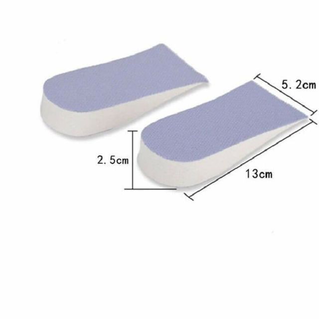 Bộ 2 miếng Lót giày tăng chiều cao bằng xốp 1442 (còn màu đen)