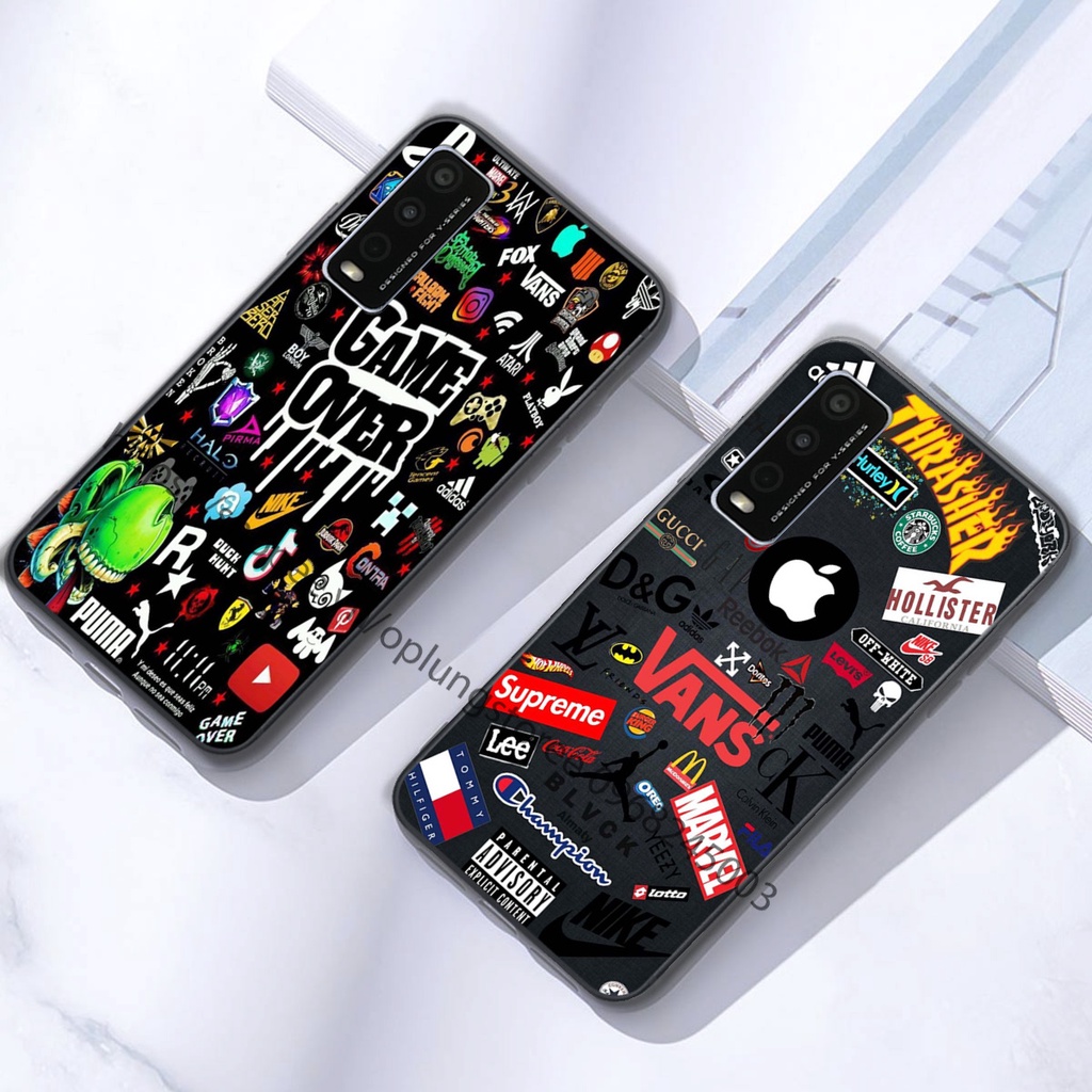 Ốp lưng vivo Y20/Y20s/Y12s / Y51s in hình thương hiệu thời trang đa sắc cá tính.