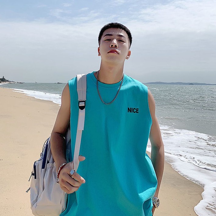 Áo Bóng Rổ Không Tay Dáng Rộng Thời Trang Mùa Hè Dành Cho Nam / Size M-3xl