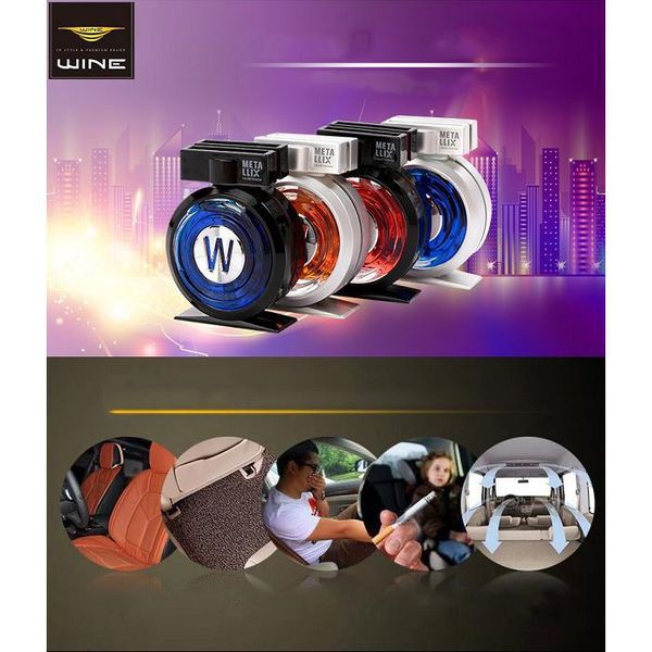 Tận hưởng hương thơm quyến rũ cùng Nước hoa ô tô WINE Korea - A09 Lemon 50ml