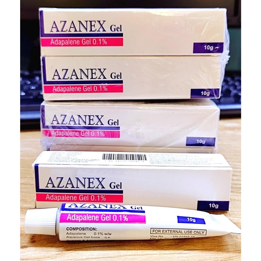 Gel chấm mụn Azanex, chăm sóc da mụn ẩn 10g GIBE COSMETICS