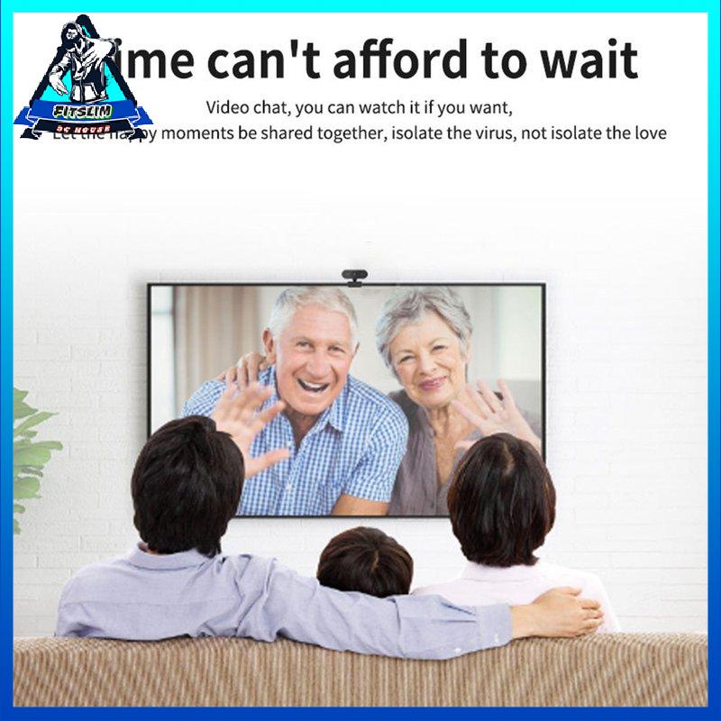 [Fitslim] Webcam 1080P PC Mini USB 2.0 Web Camera With Microphone USB Computer Camera