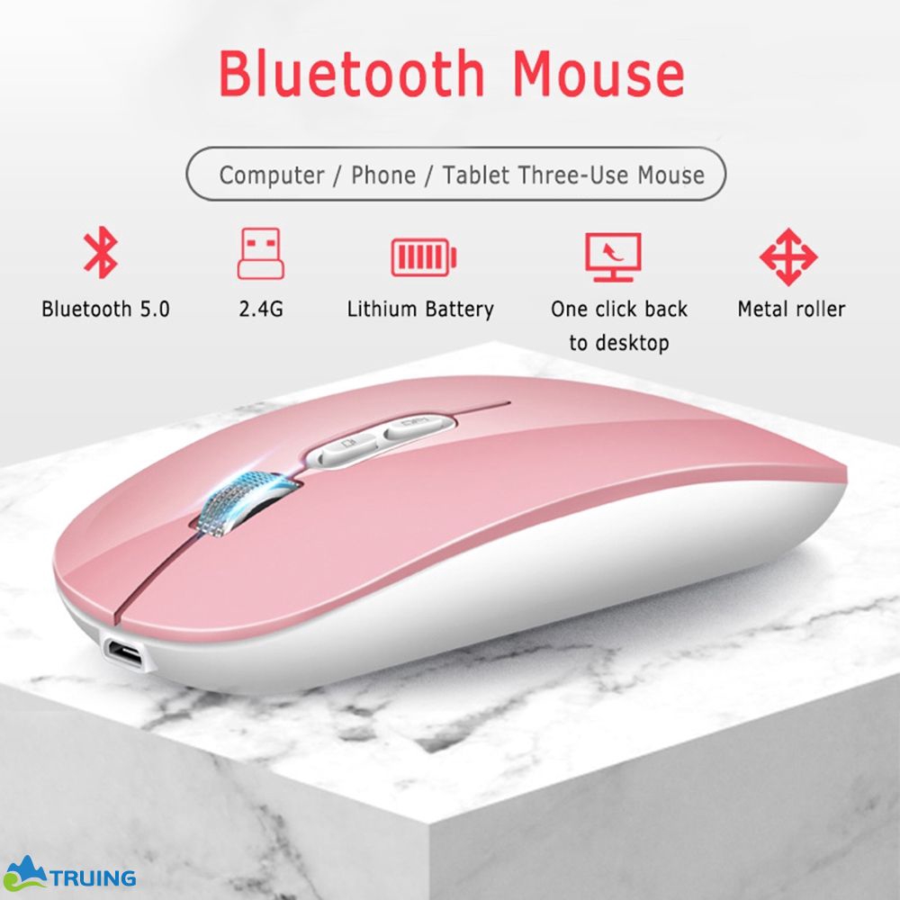 Chuột không dây wireless bluetooth M103 tự sạc cho laptop macbook ipad