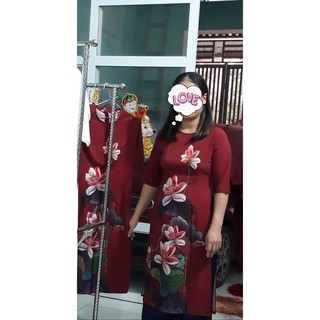 Áo cách tân hoa sen