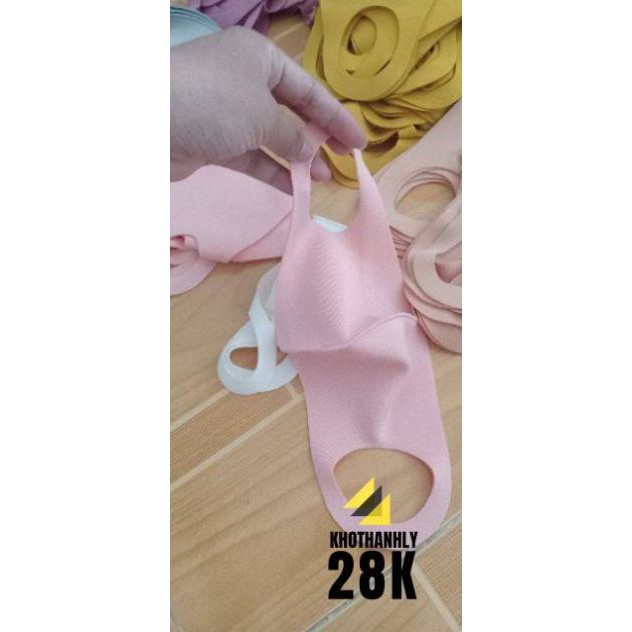 [HÀNG CHUẨN ĐẸP]Khẩu trang su 3D có hình thật