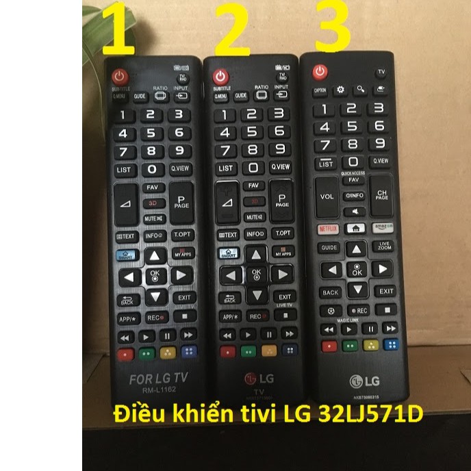 Remote Điều khiển tivi LG 32LJ571D,điều khiển tivi LG 32 inch smart ,remote tivi LG 32 inch 32LJ571D