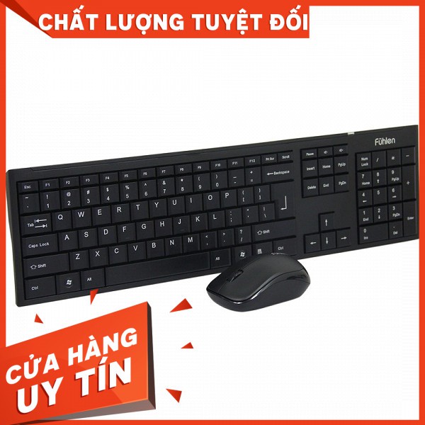 BỘ BÀN PHÍM CHUỘT KHÔNG DÂY FUHLEN A120[phukienhot]