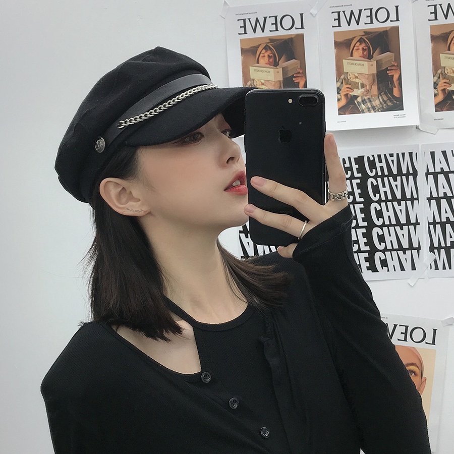 Mũ nồi phong cách retro thời trang sang trọng cho nữ